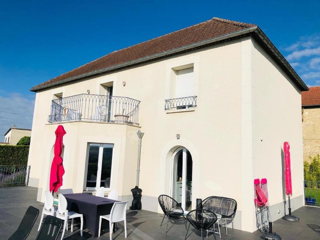 Floressens En Champagne Terrasse Privative Sur Le Vignoble Villa Fleury-la-Riviere Luaran gambar