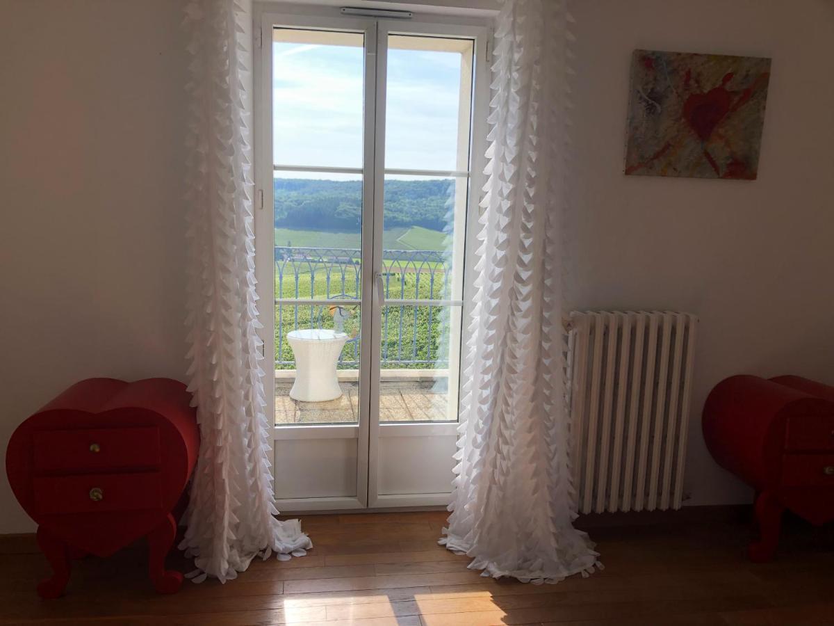 Floressens En Champagne Terrasse Privative Sur Le Vignoble Villa Fleury-la-Riviere Luaran gambar